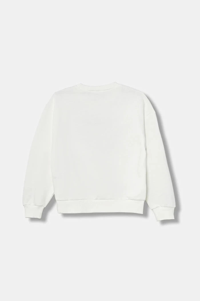 United Colors of Benetton Çocuk Pamuklu Sweatshirt