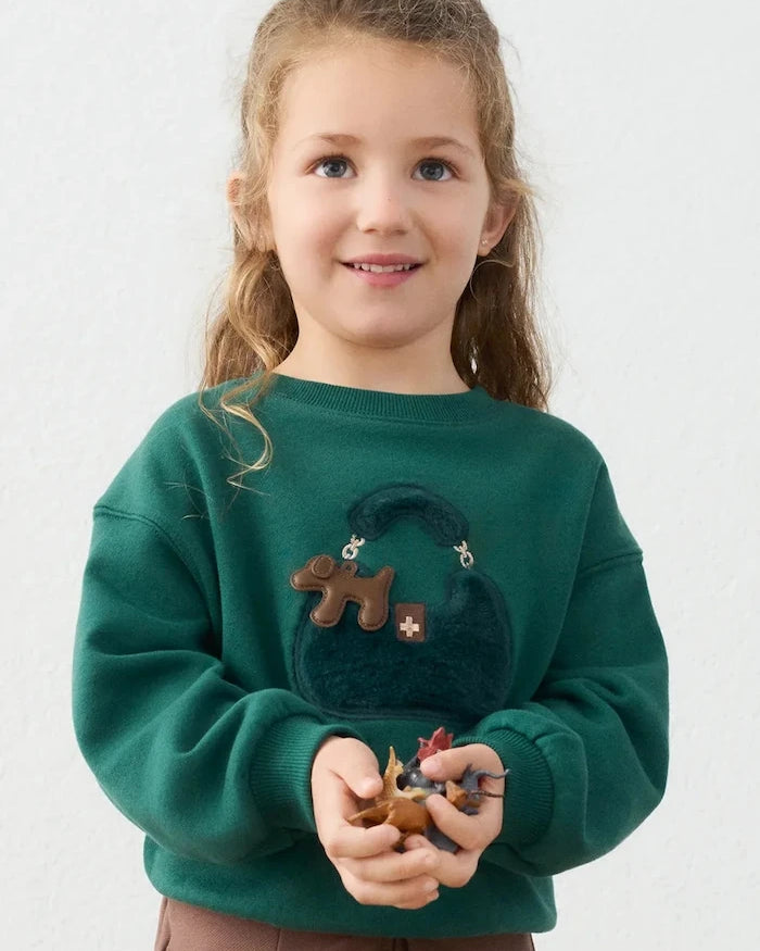 Mayoral çocuk pamuklu sweatshirt