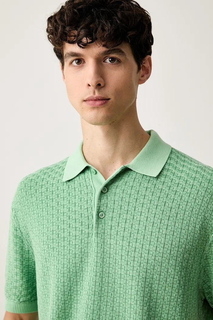 Tommy Hilfiger erkek pamuklu yakalı polo tişört