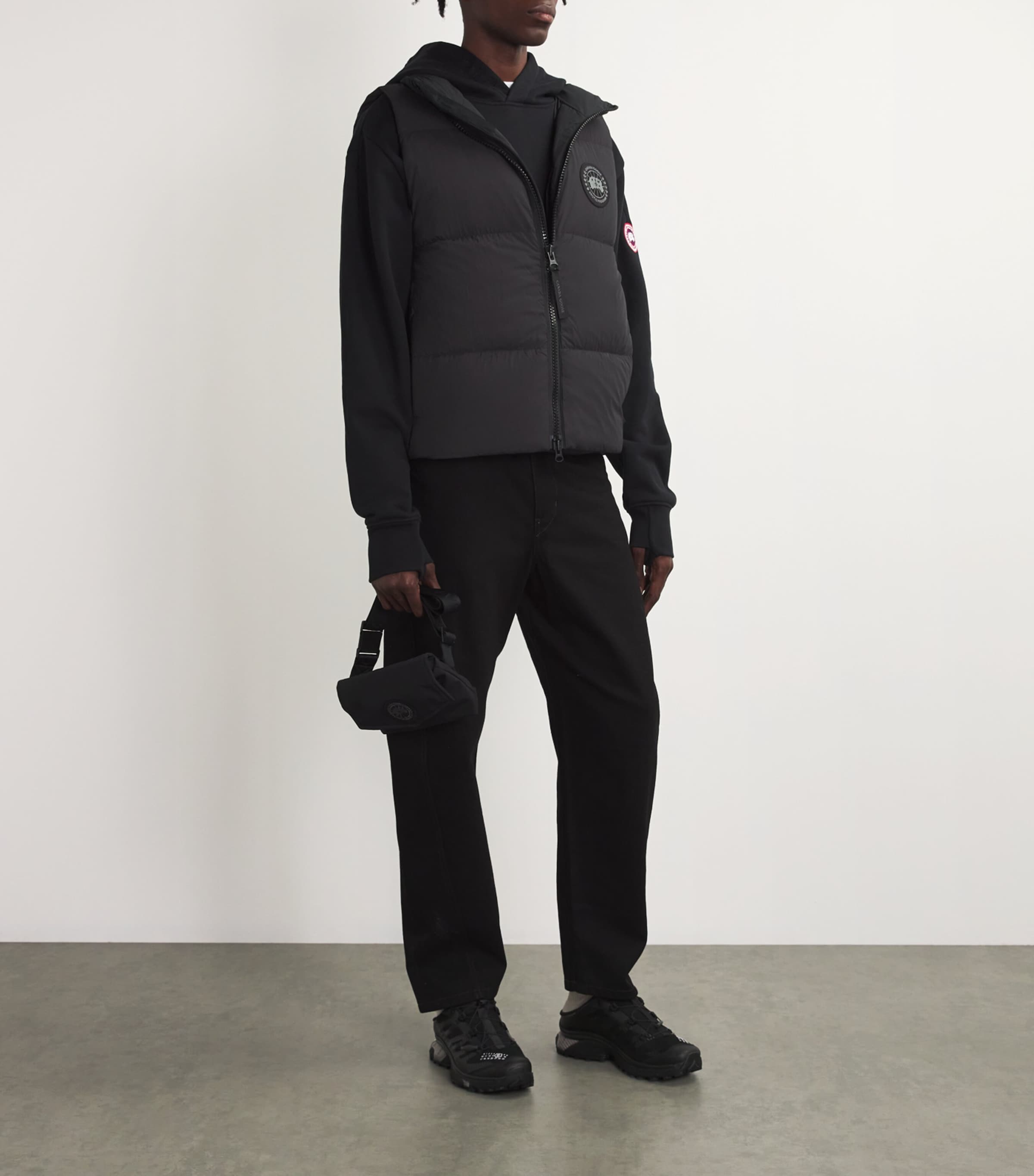 Canada Goose Black Down Lawrence Puffer Gilet