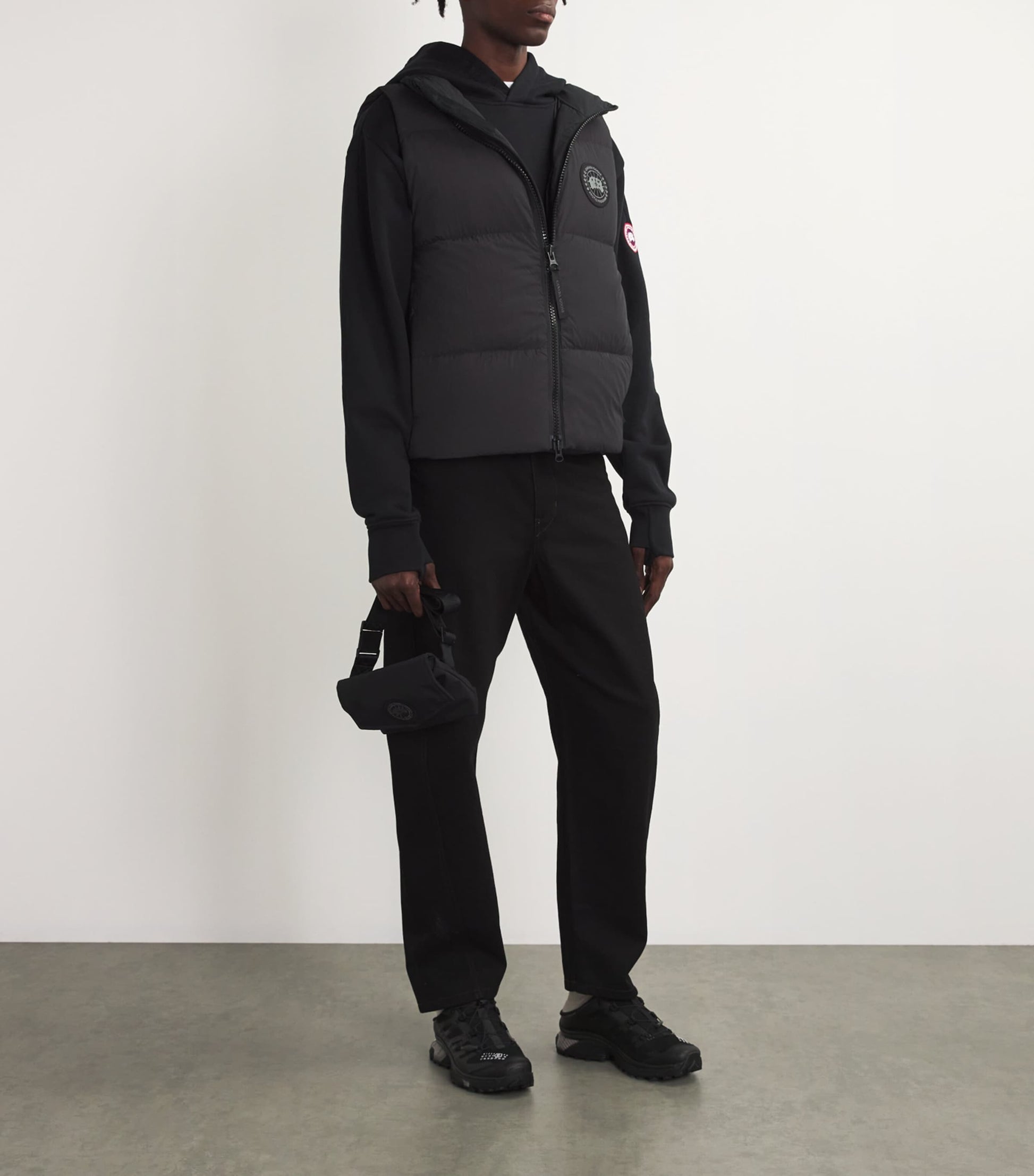 Canada Goose Black Down Lawrence Puffer Gilet