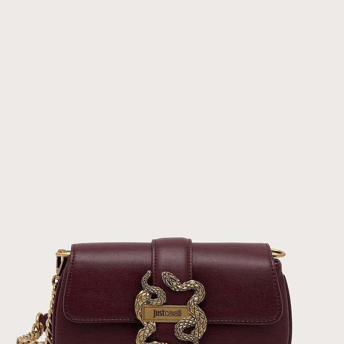 Just Cavalli suni deri kadın crossbody çanta