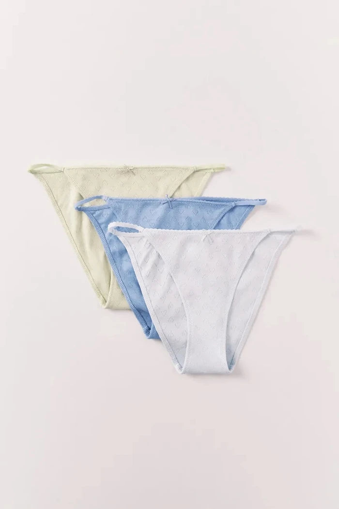 women'secret pamuklu kadın bikini külot 3'lü