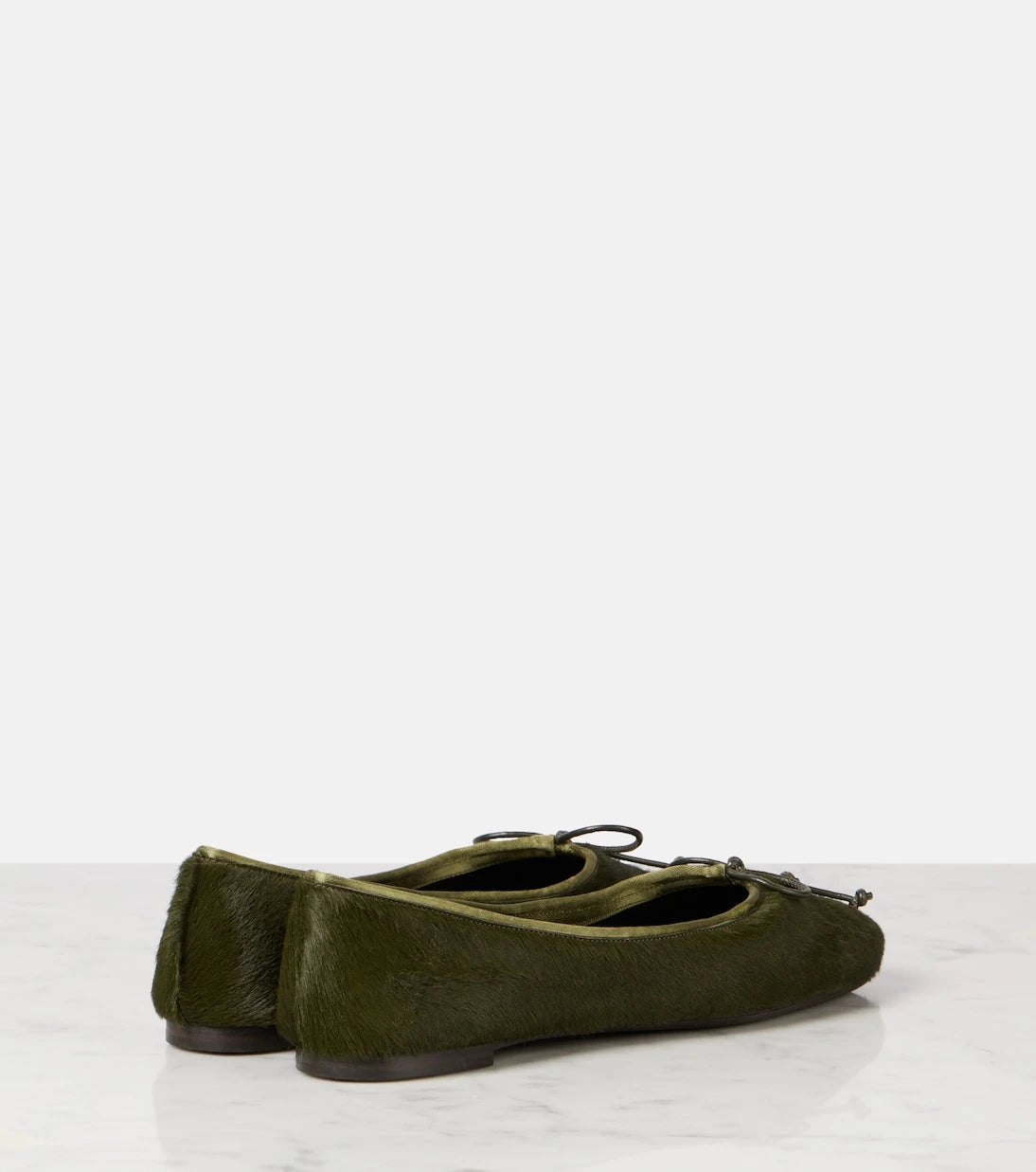 Khaite - Charlotte calf hair ballet flats