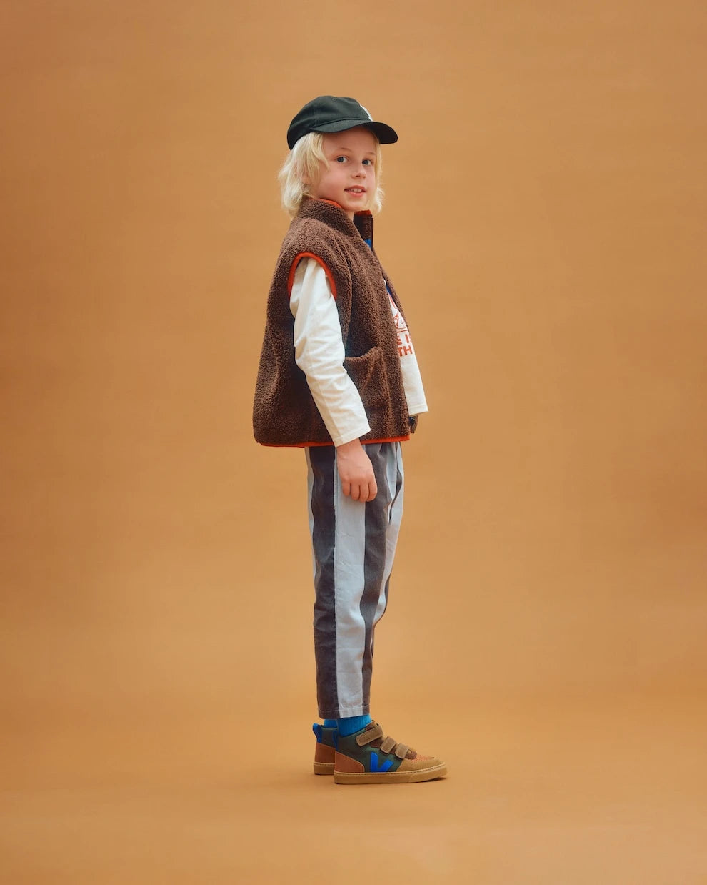 Veja Kids - V-10 Mid suede sneakers