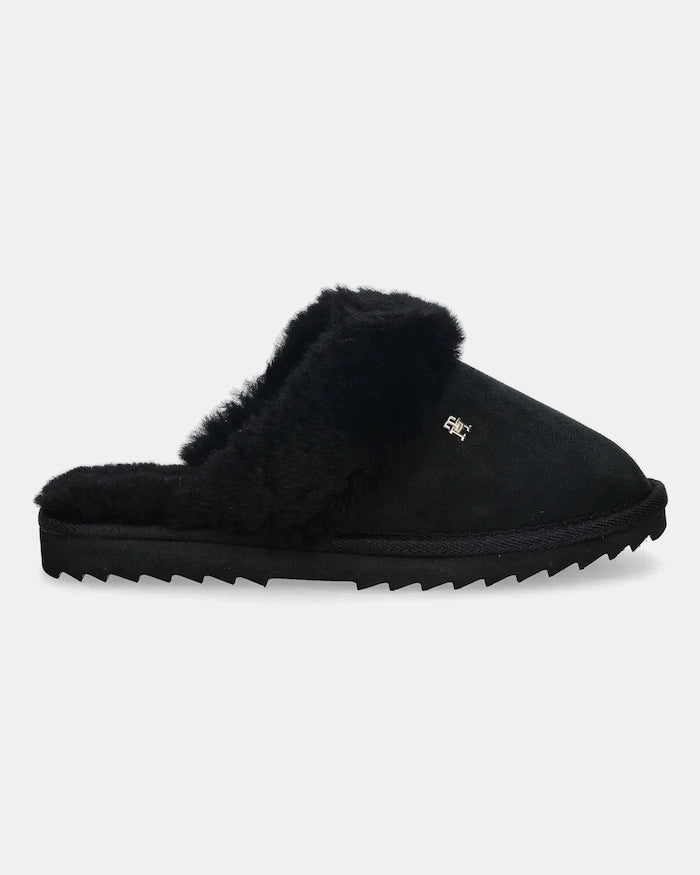 Кожени чехли Tommy Hilfiger TH SHEARLING HOUSE SHOE