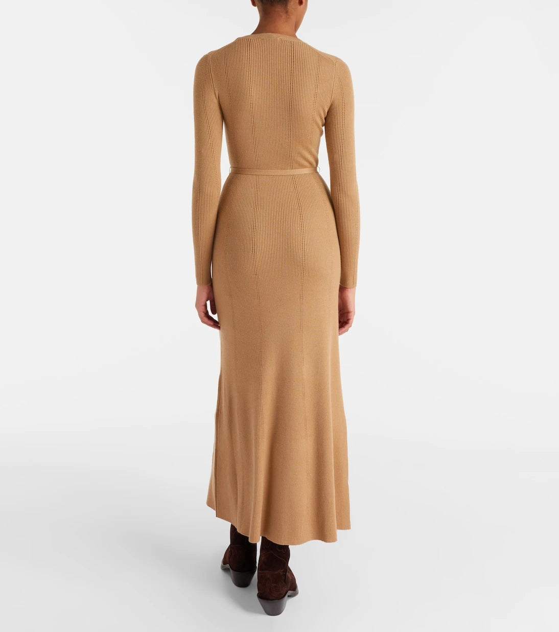 Gabriela Hearst - Imagene belted wool midi dress