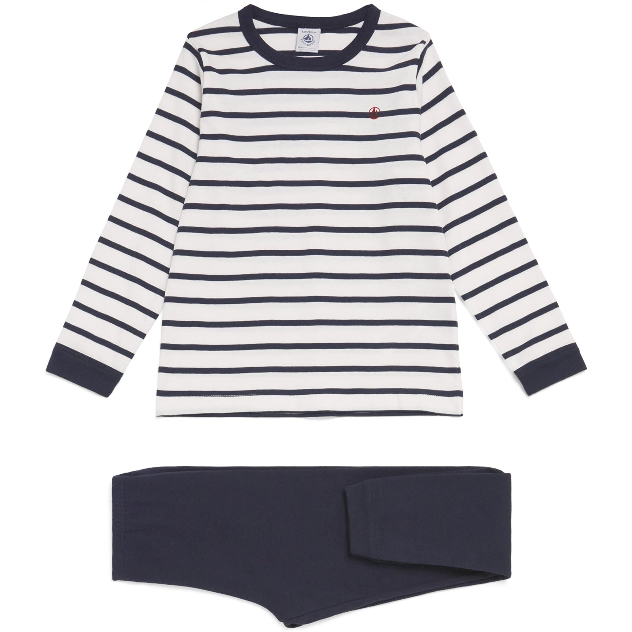 Petit Bateau Cotton Stripe Pyjama Set (4-12 Years)