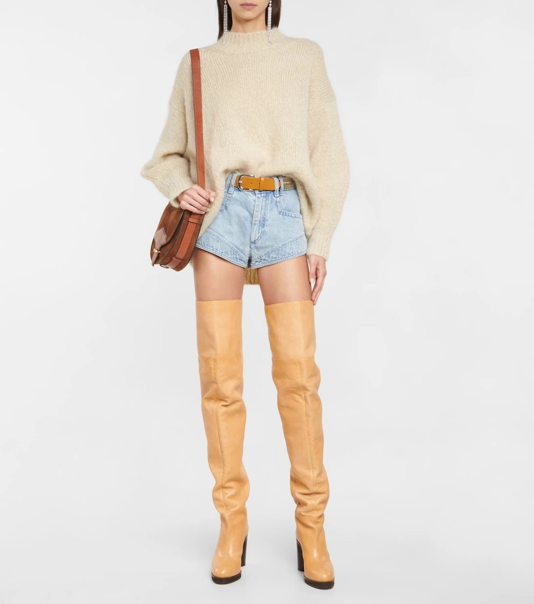 Isabel Marant - Lurna leather over-the-knee boots