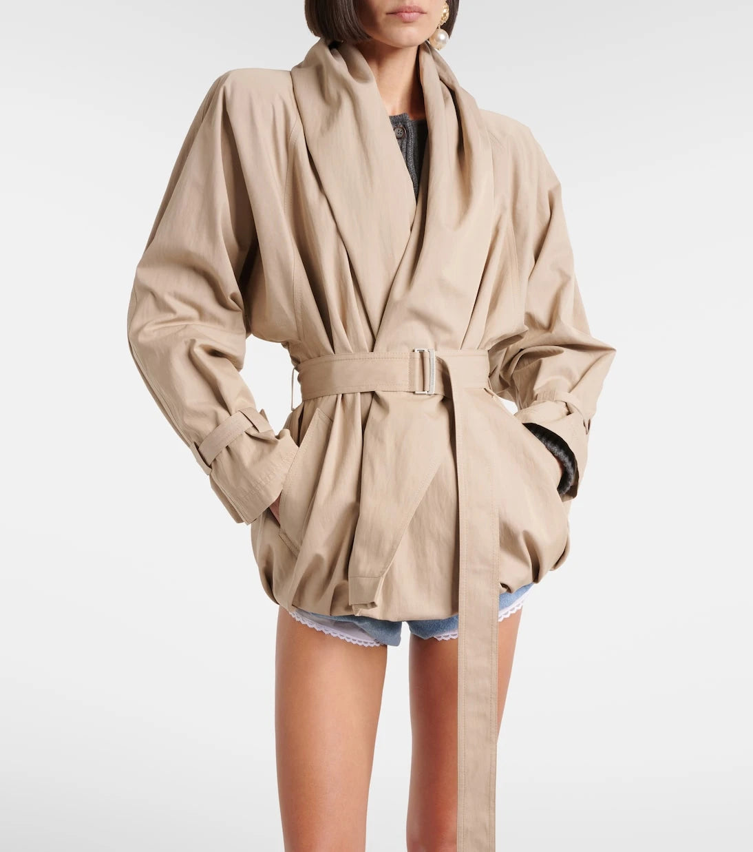 Magda Butrym - Draped cotton jacket