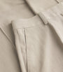 Toteme Beige Wide-Leg Tailored Trousers