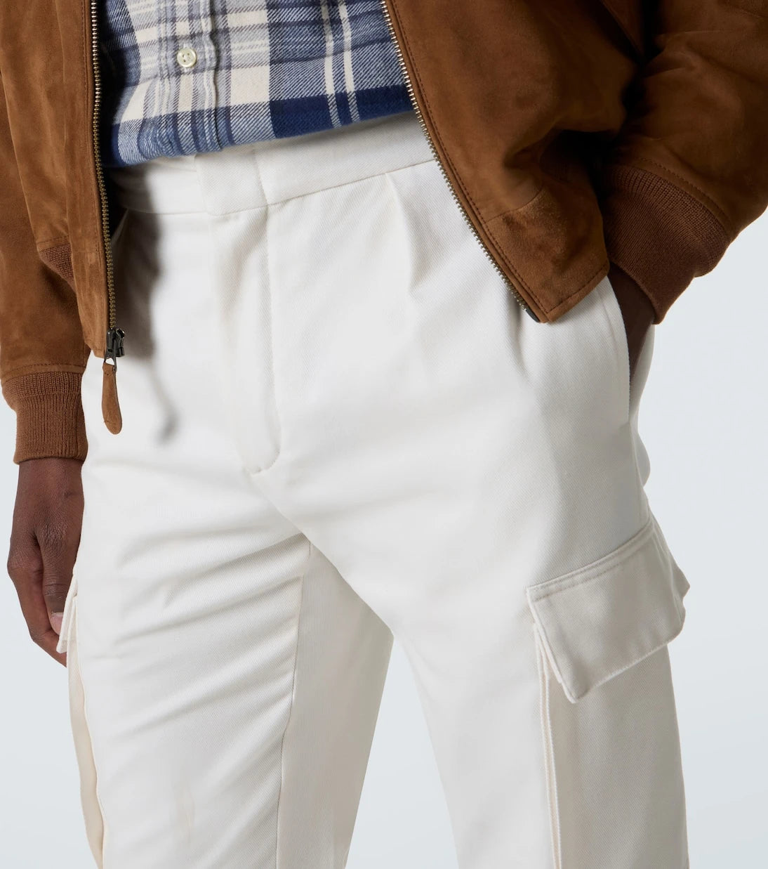 Ralph Lauren Purple Label - Cotton cargo pants