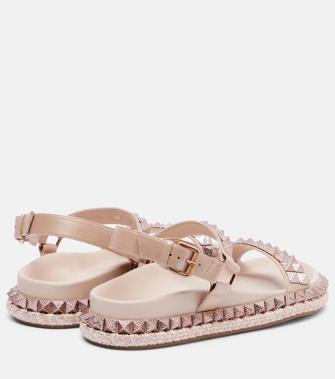 Christian Louboutin - Pyrabizz spiked leather sandals