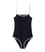 Technical-Knit Backless Swimsuit