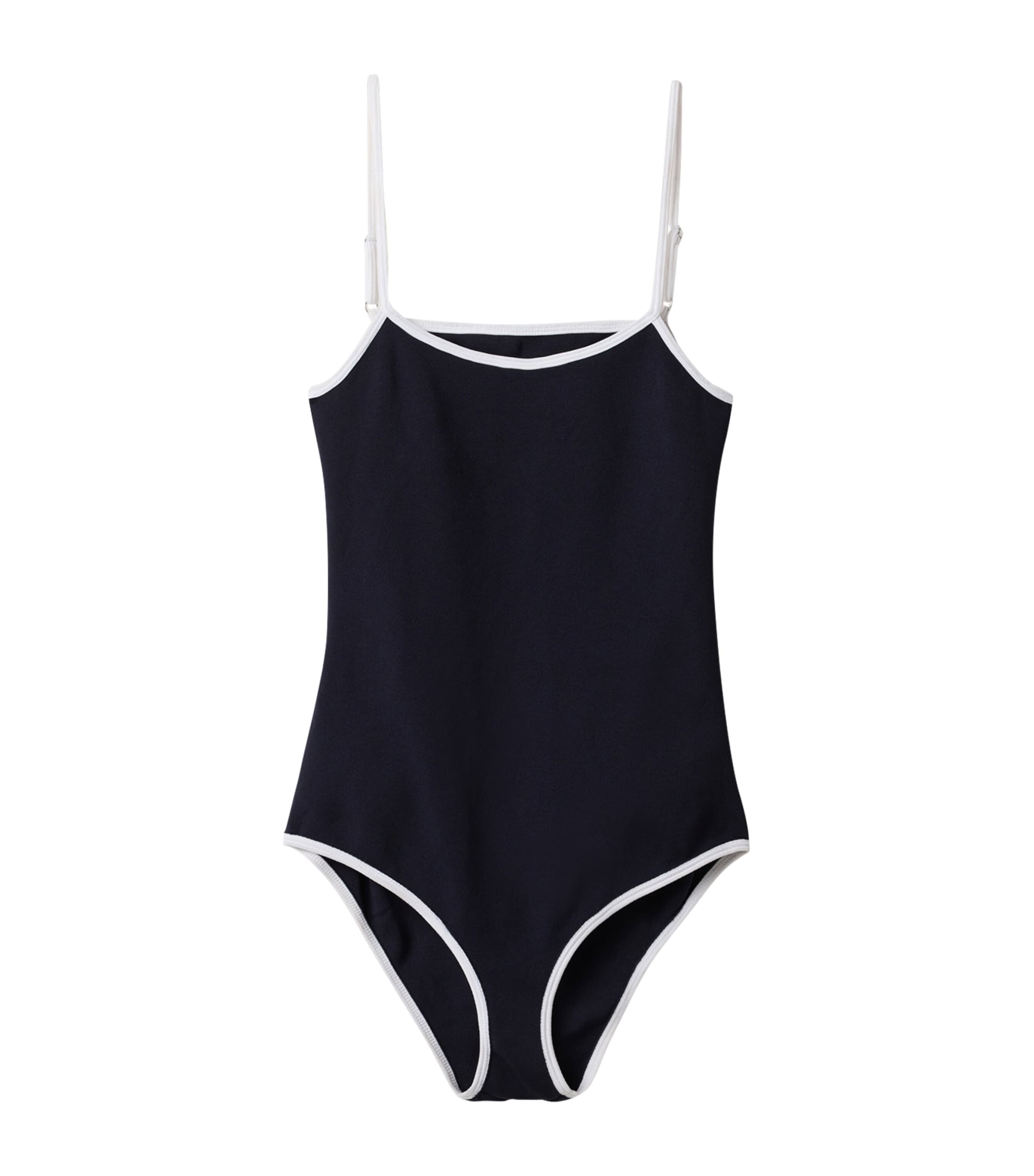 Technical-Knit Backless Swimsuit