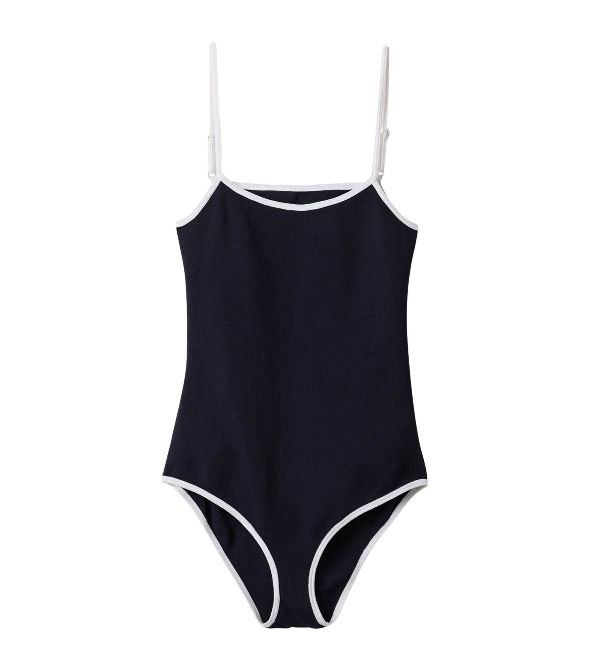 Technical-Knit Backless Swimsuit