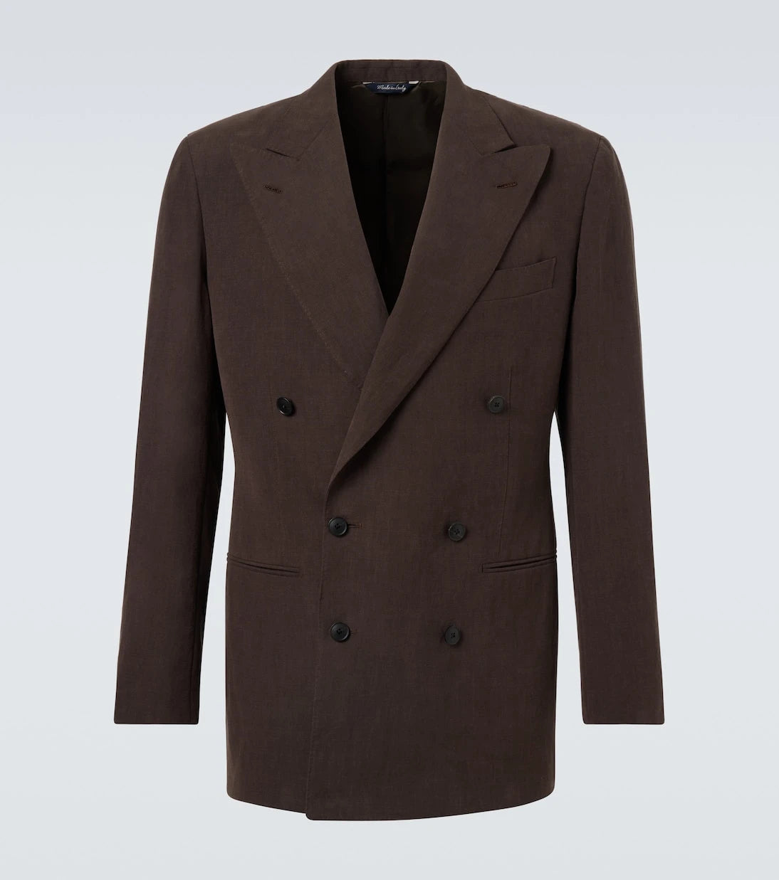 Saman Amel - Double-breasted linen canvas blazer