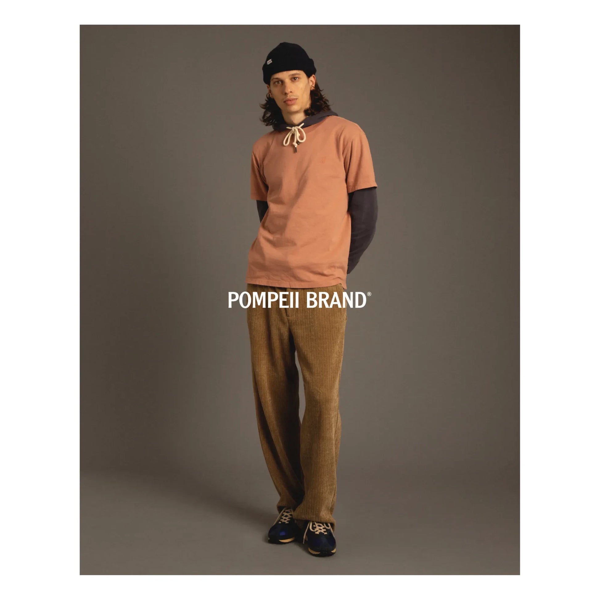Pompeii - Lobster Monogram T-shirt | Apricot