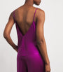 Olivia von Halle Purple Silk Bliss Pyjama Set