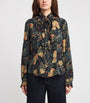 Silk Printed Catroux Blouse NUIT