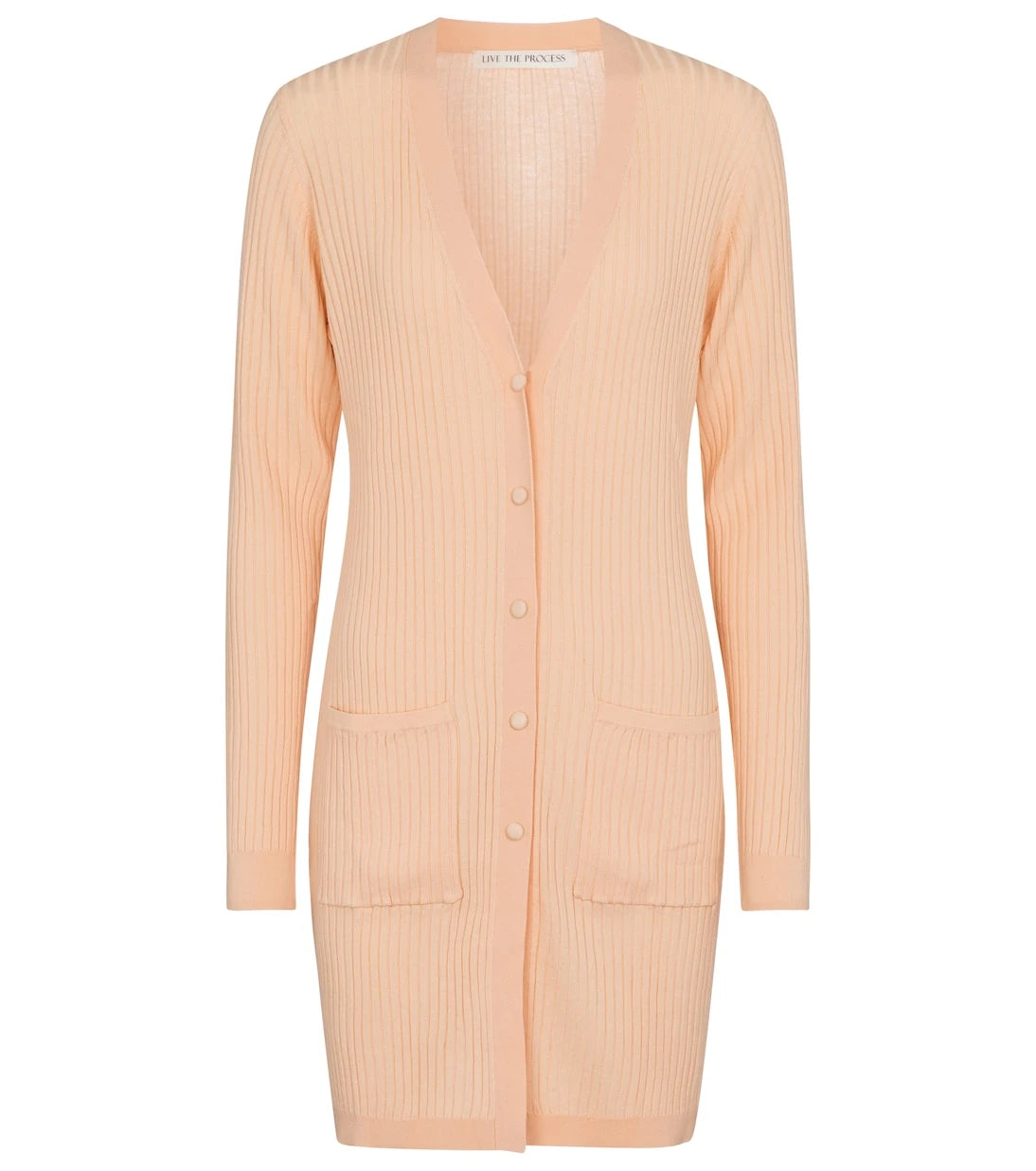 Live The Process - Ribbed-knit cardigan