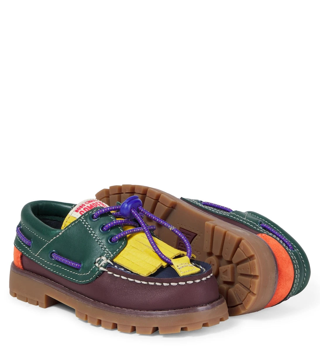 Bobo Choses - حذاء قارب جلدي x Camper Compas Nautic