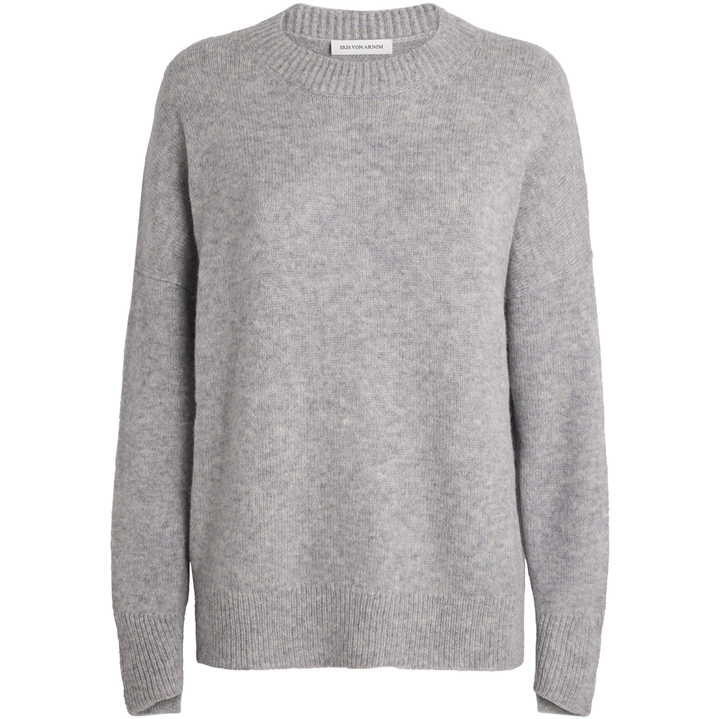 Grey Cashmere-Silk Blenda Sweater