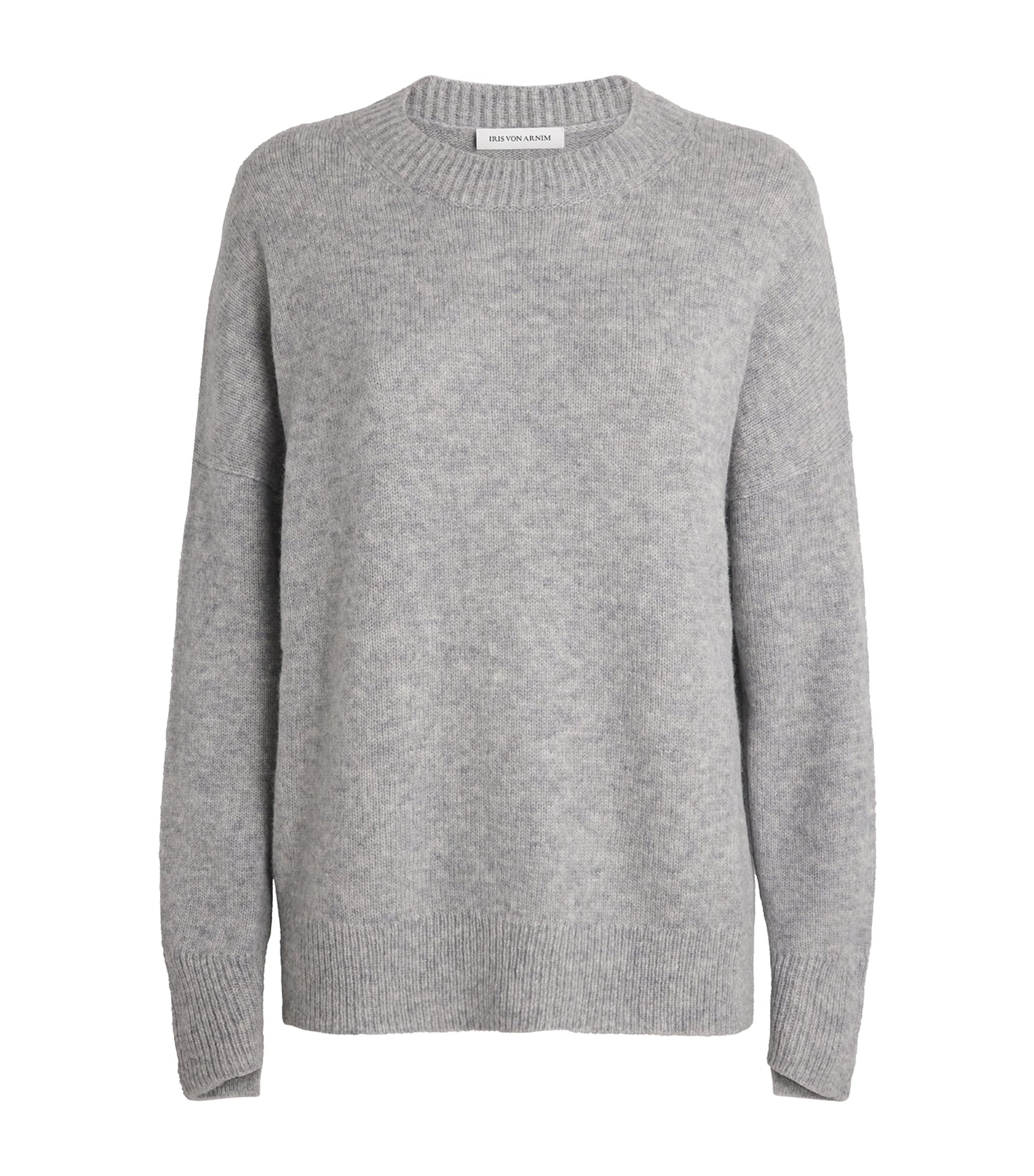 Grey Cashmere-Silk Blenda Sweater