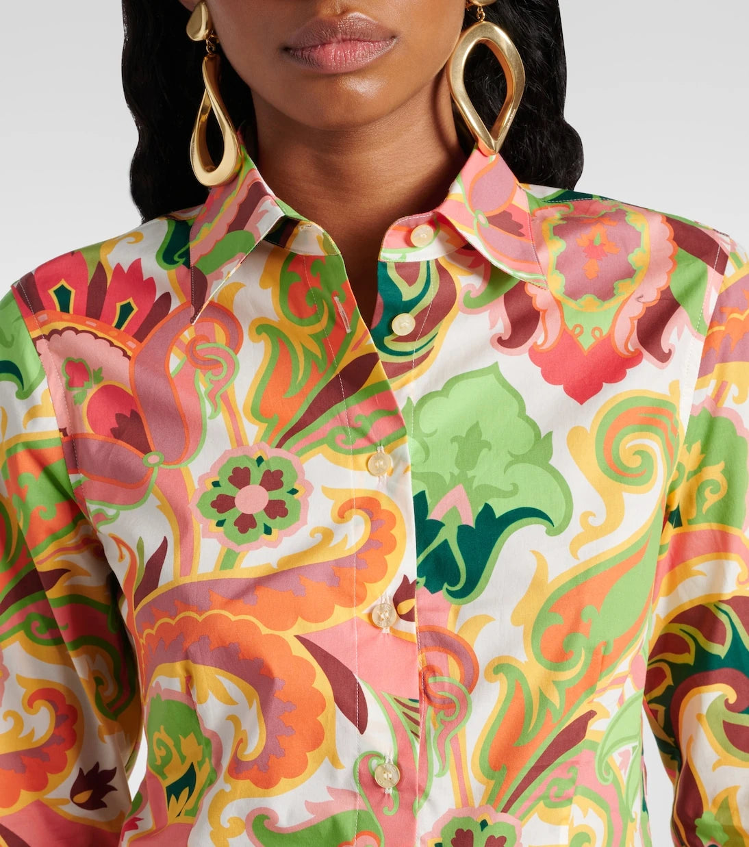 Etro - Paisley cotton-blend poplin shirt