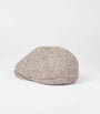 Wool-Alpaca Chevron Flat Cap