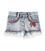 Monnalisa Rope-Detail Denim Shorts (2-12 Years)