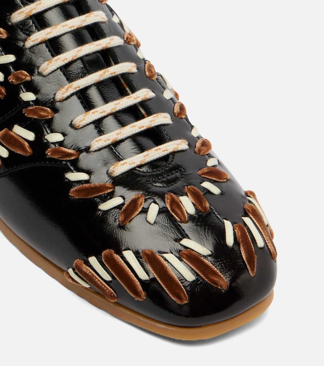 Dries Van Noten - Leather sneakers