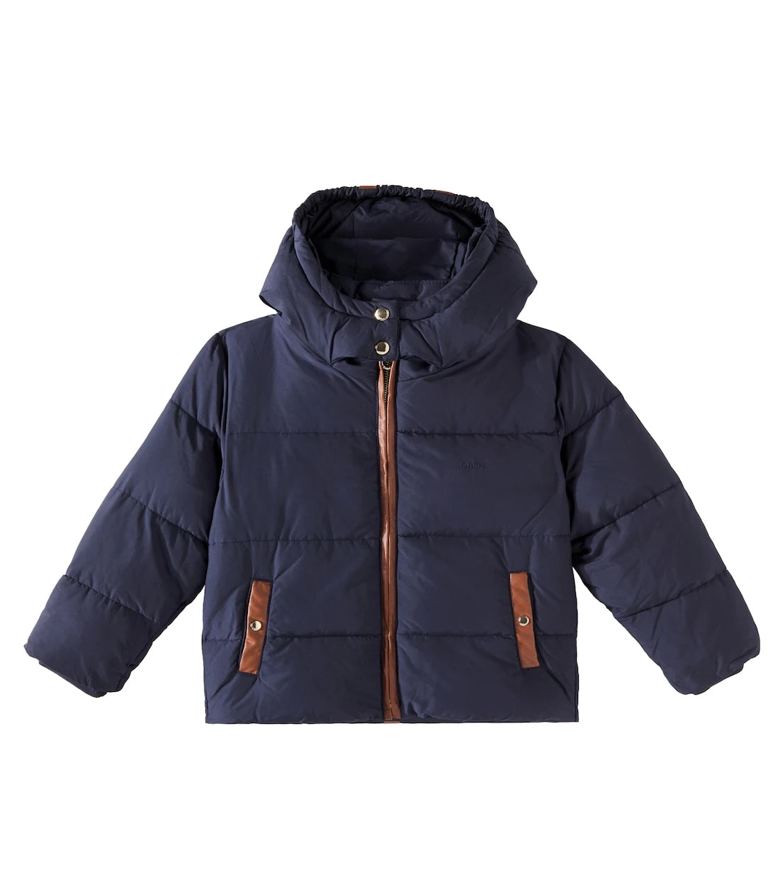 Chloé Kids - جاكيت منفوخ مبطن