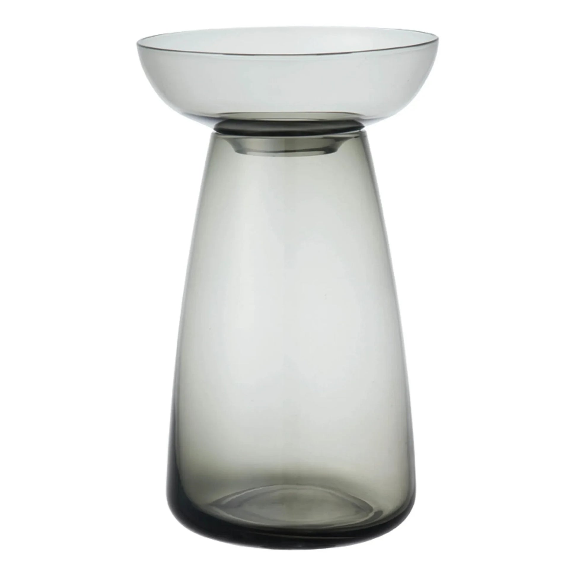 Kinto - Aquaculture Glass Vase | Grey