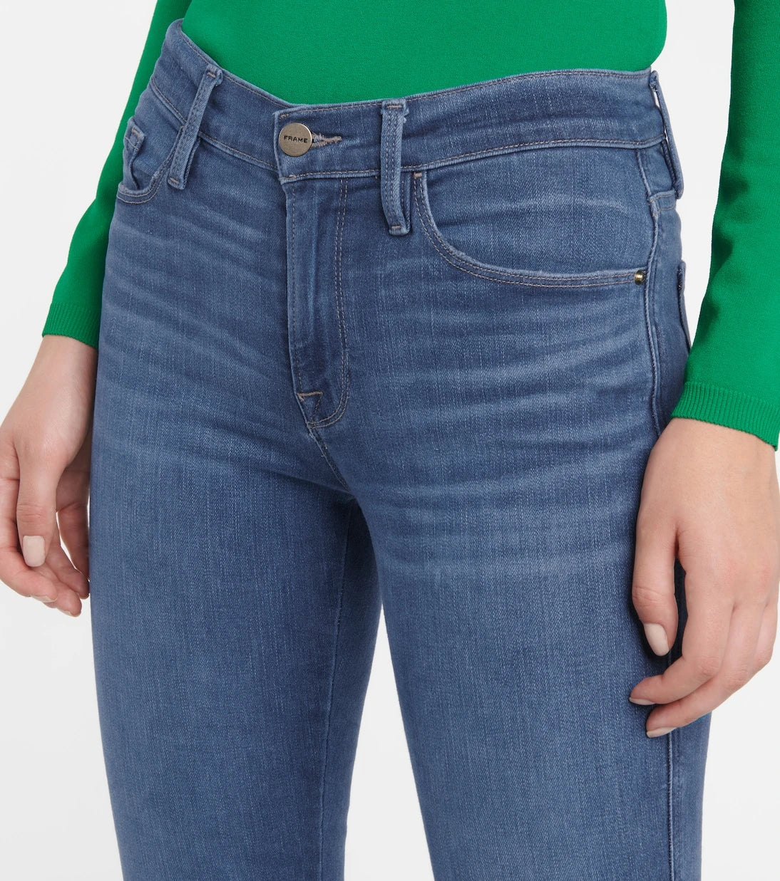 Frame - Le Skinny De Jeanne mid-rise jeans