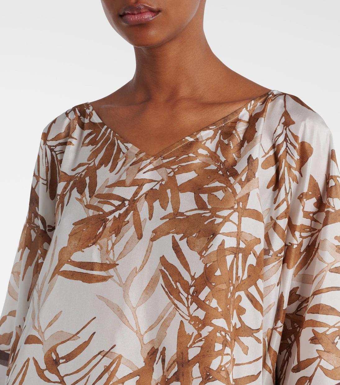 Brunello Cucinelli - Printed silk top