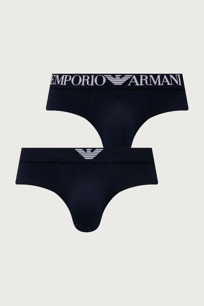 Emporio Armani Underwear Erkek Pamuk ve Elastan Slip 2'li