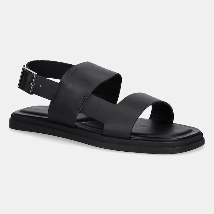 Кожени сандали Calvin Klein BACK STRAP W/ BUCKLE