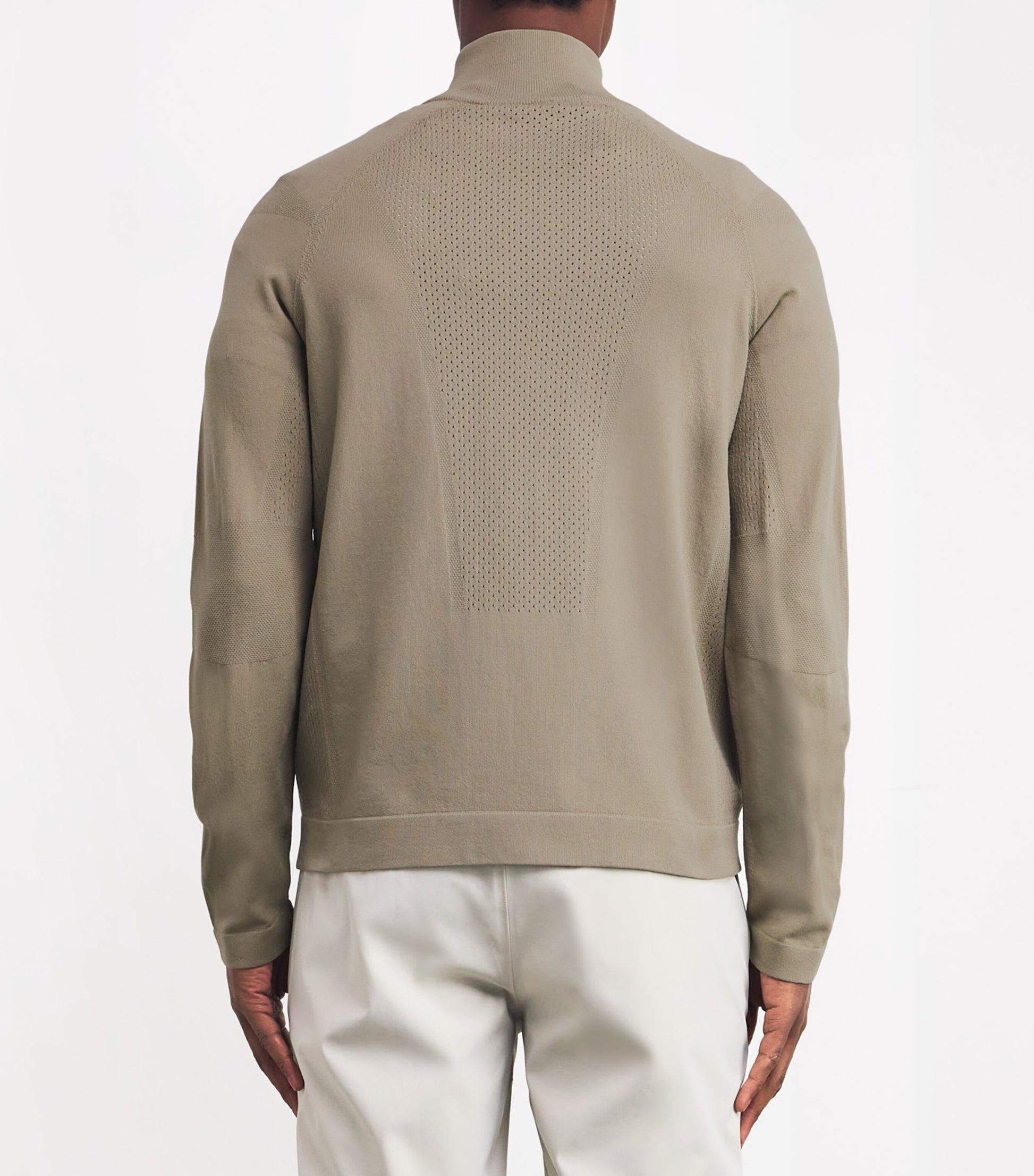 Seamless Quarter-Zip Sweater