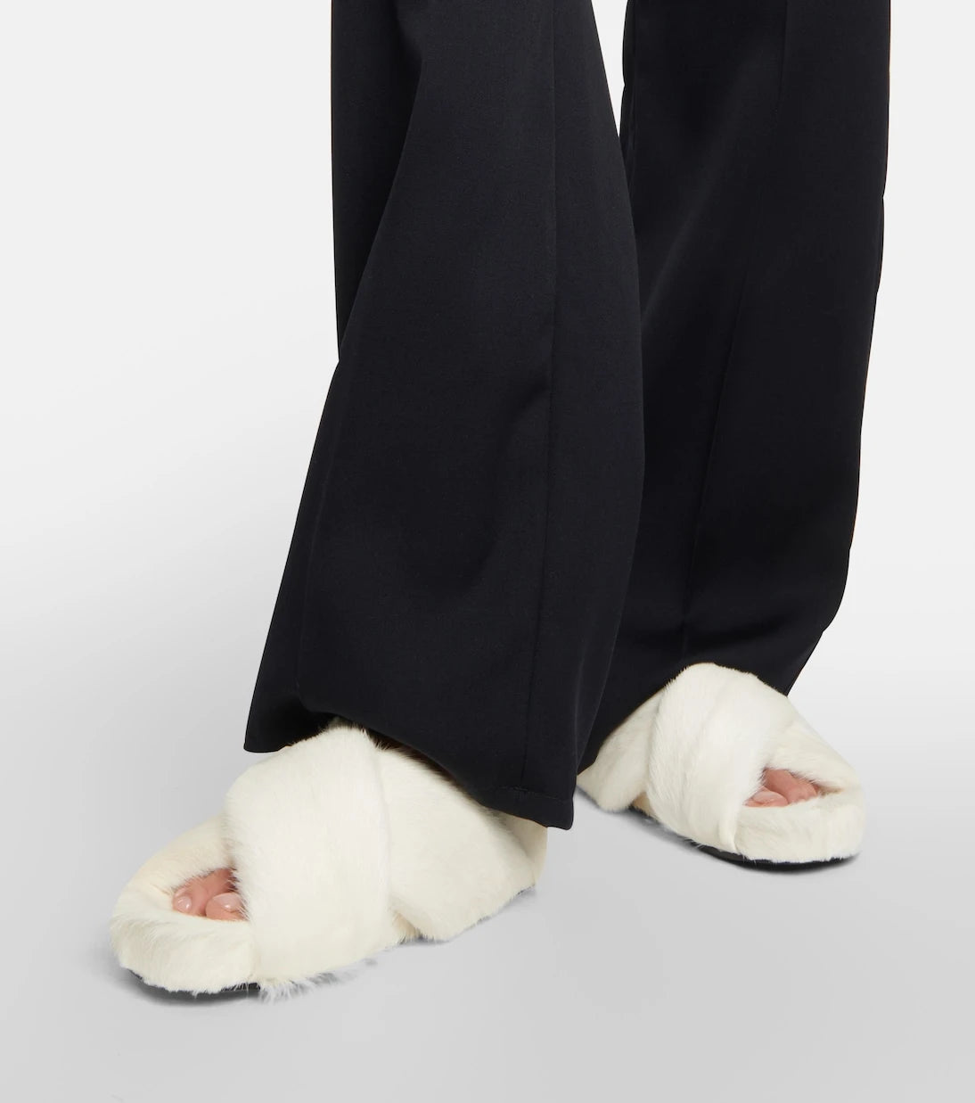 Jil Sander - Shearling sandals