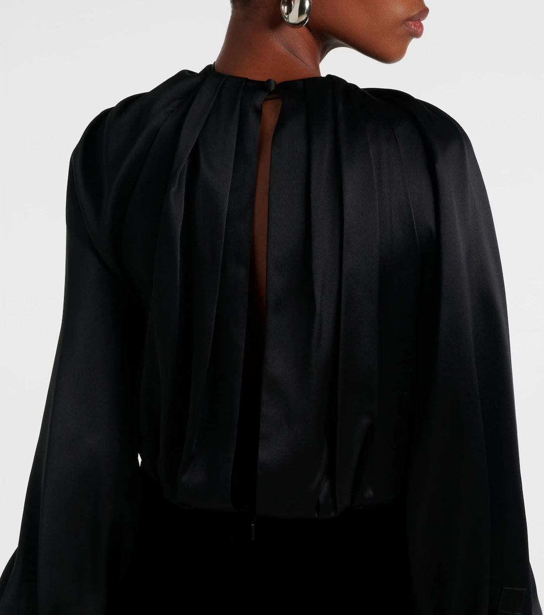 Max Mara - Zarella velvet and satin minidress