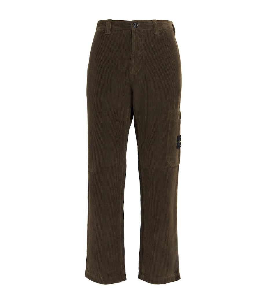 Stone Island Organic Cotton Corduroy Trousers