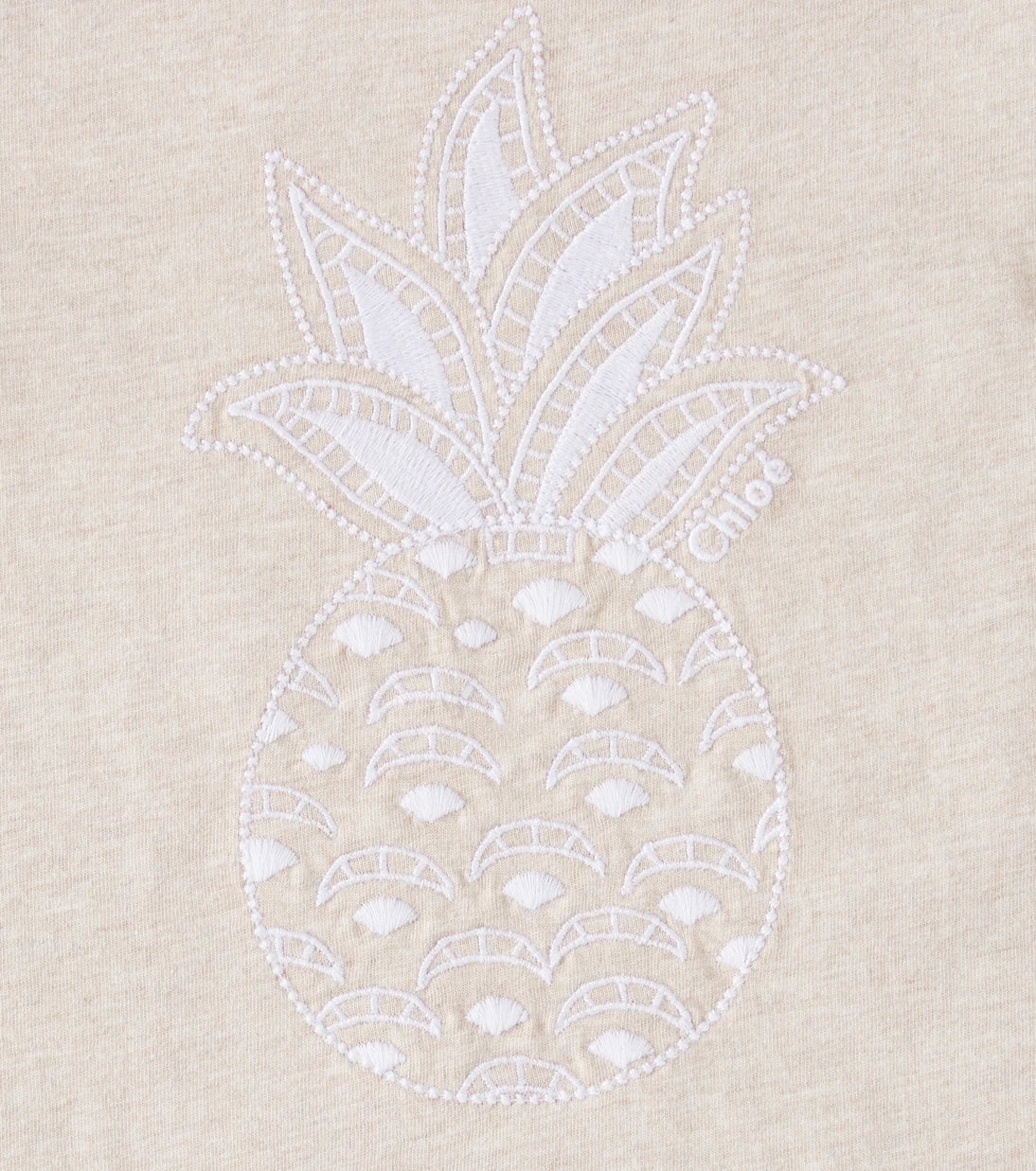 Chloé Kids - Embroidered cotton jersey T-shirt