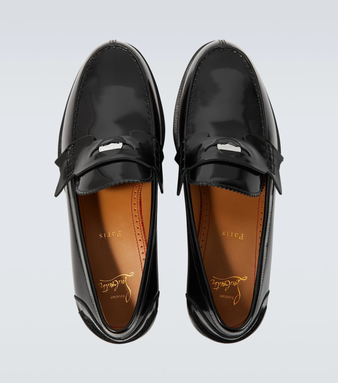 Christian Louboutin - Penny leather loafers