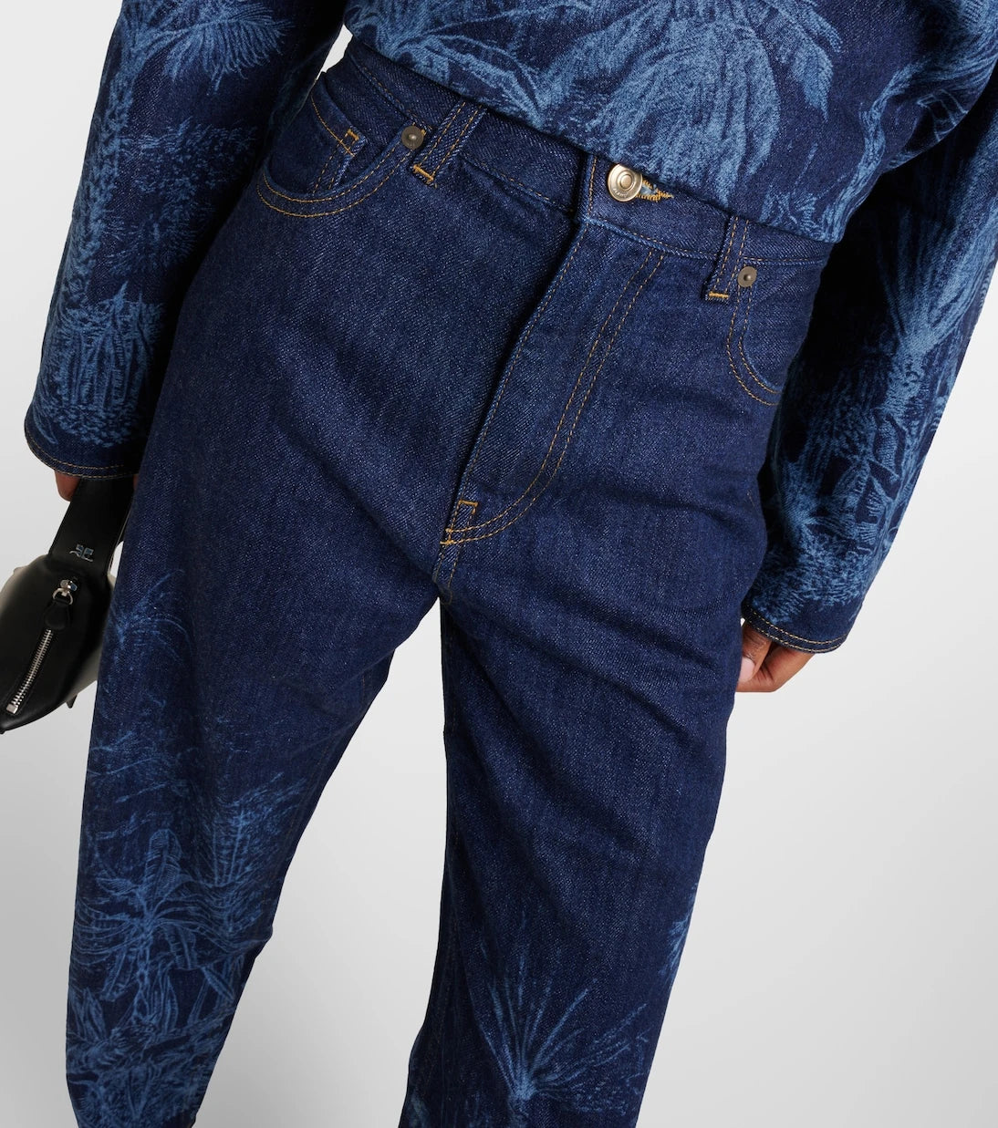 Alanui - Jungle printed high-rise jeans