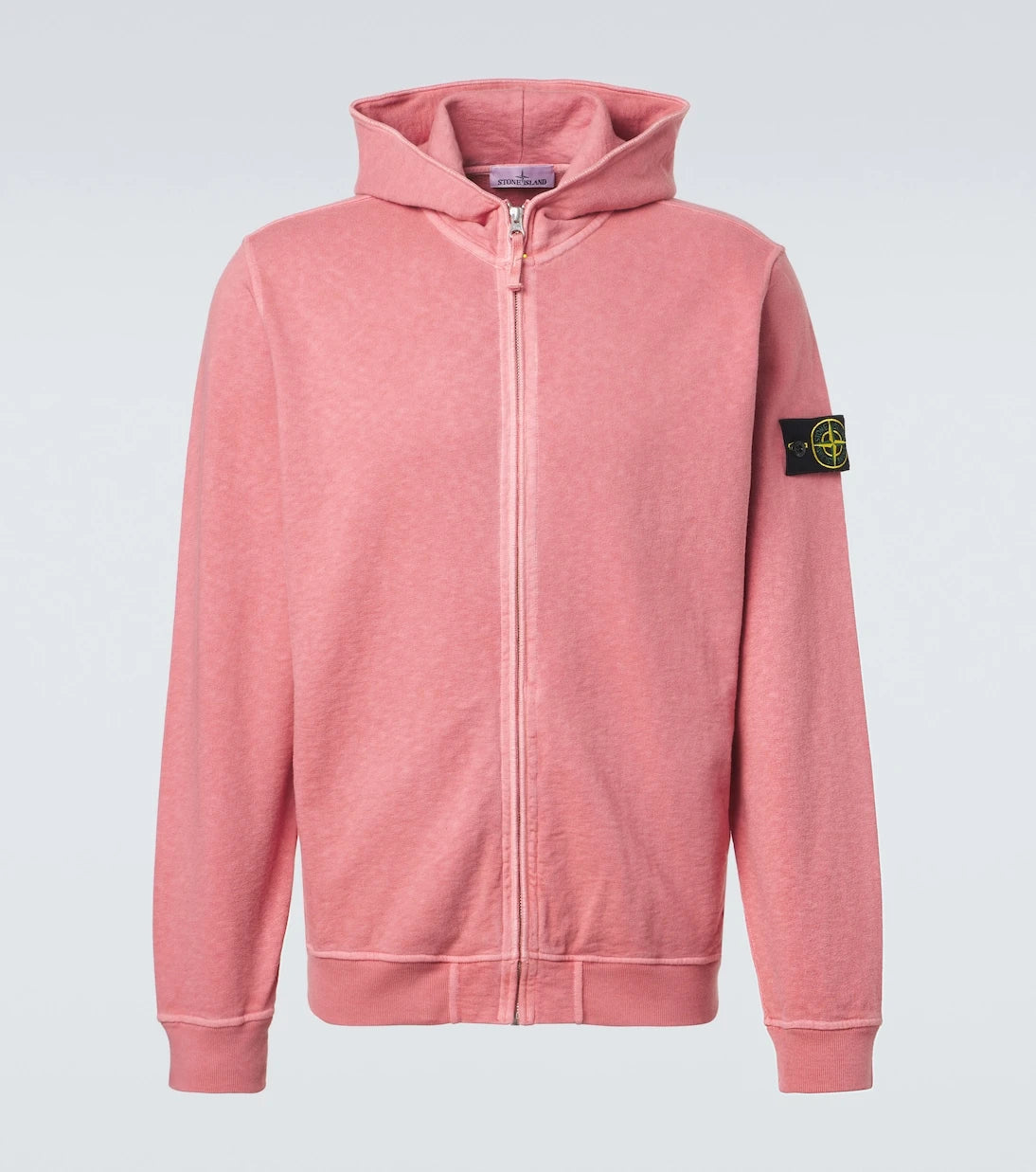 Stone Island - Compass cotton zip-up hoodie