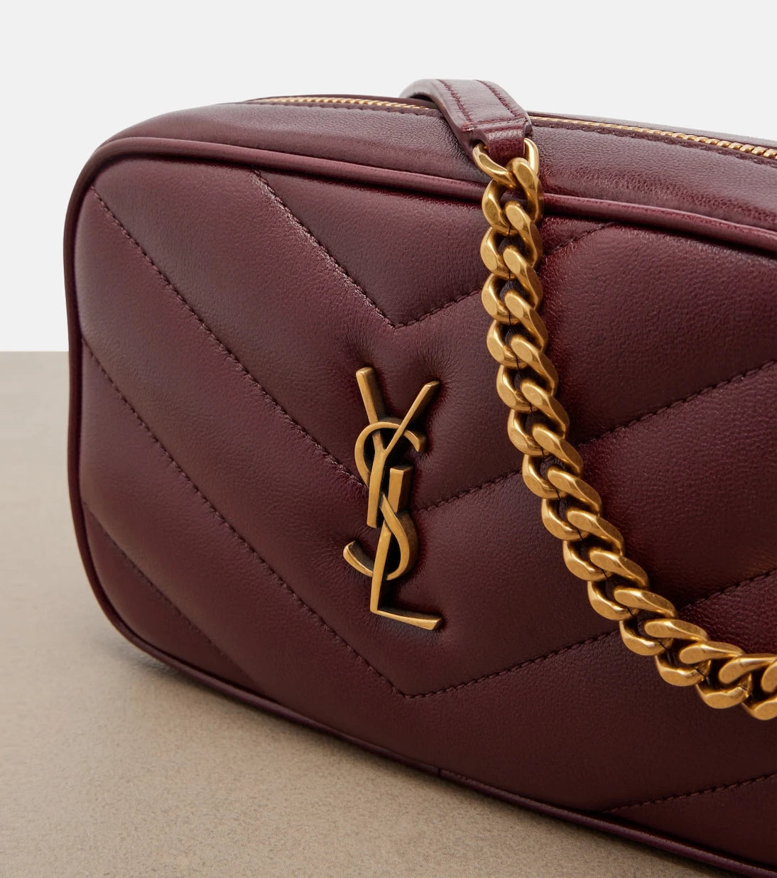 Saint Laurent - Loulou Mini quilted leather camera bag