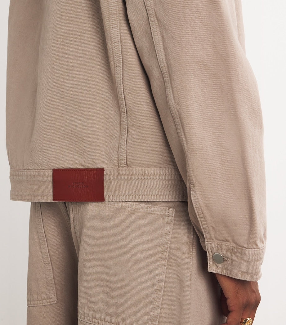 Studio Nicholson Beige Petar Denim Jacket