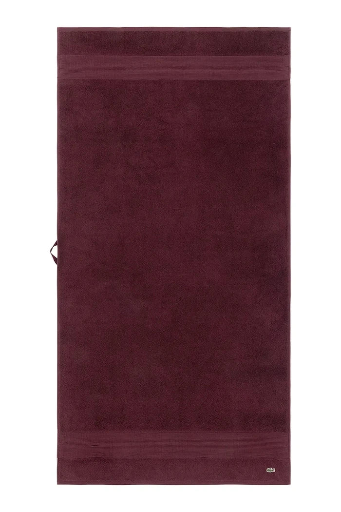Памучна кърпа Lacoste L LECROCO Bordeaux 70 x 140 cm