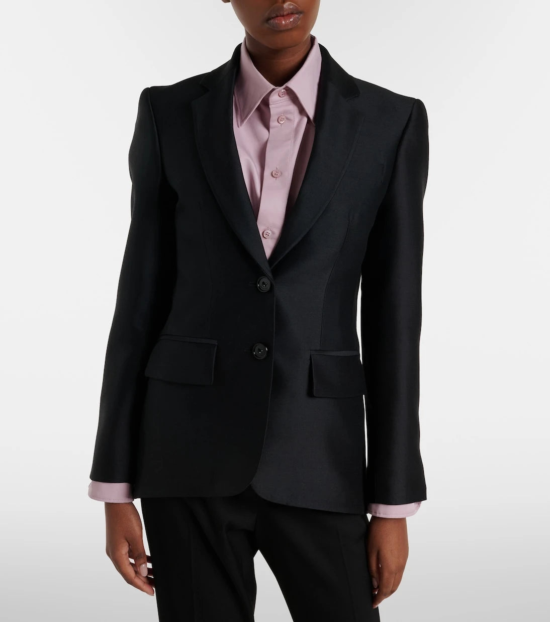 Balenciaga - Wool and silk blazer